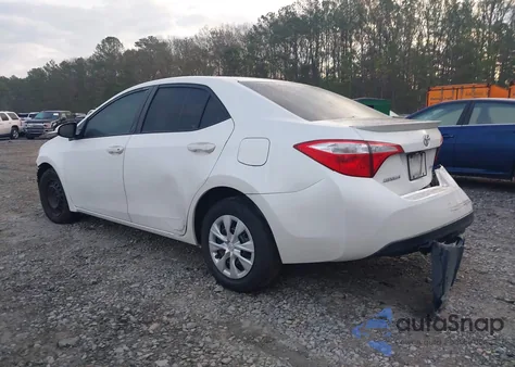 2016 Toyota Corolla Le Eco из США, поврежденный, VIN 5YFBPRHE1GP443668